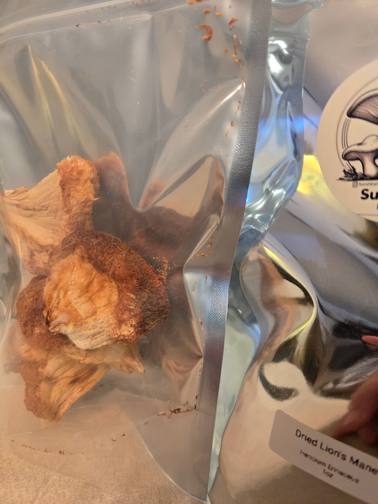 Dried Lion's Mane Chunks
