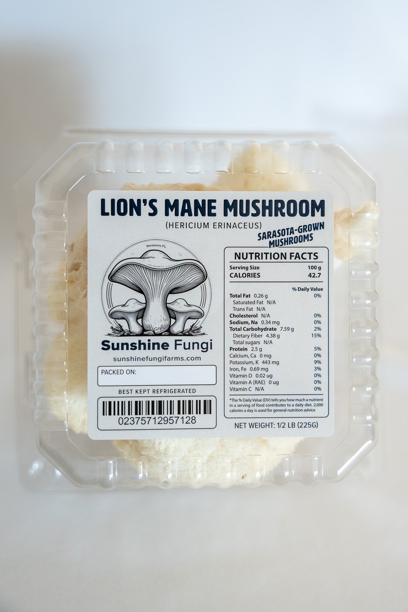 Fresh Lion's Mane Mushrooms