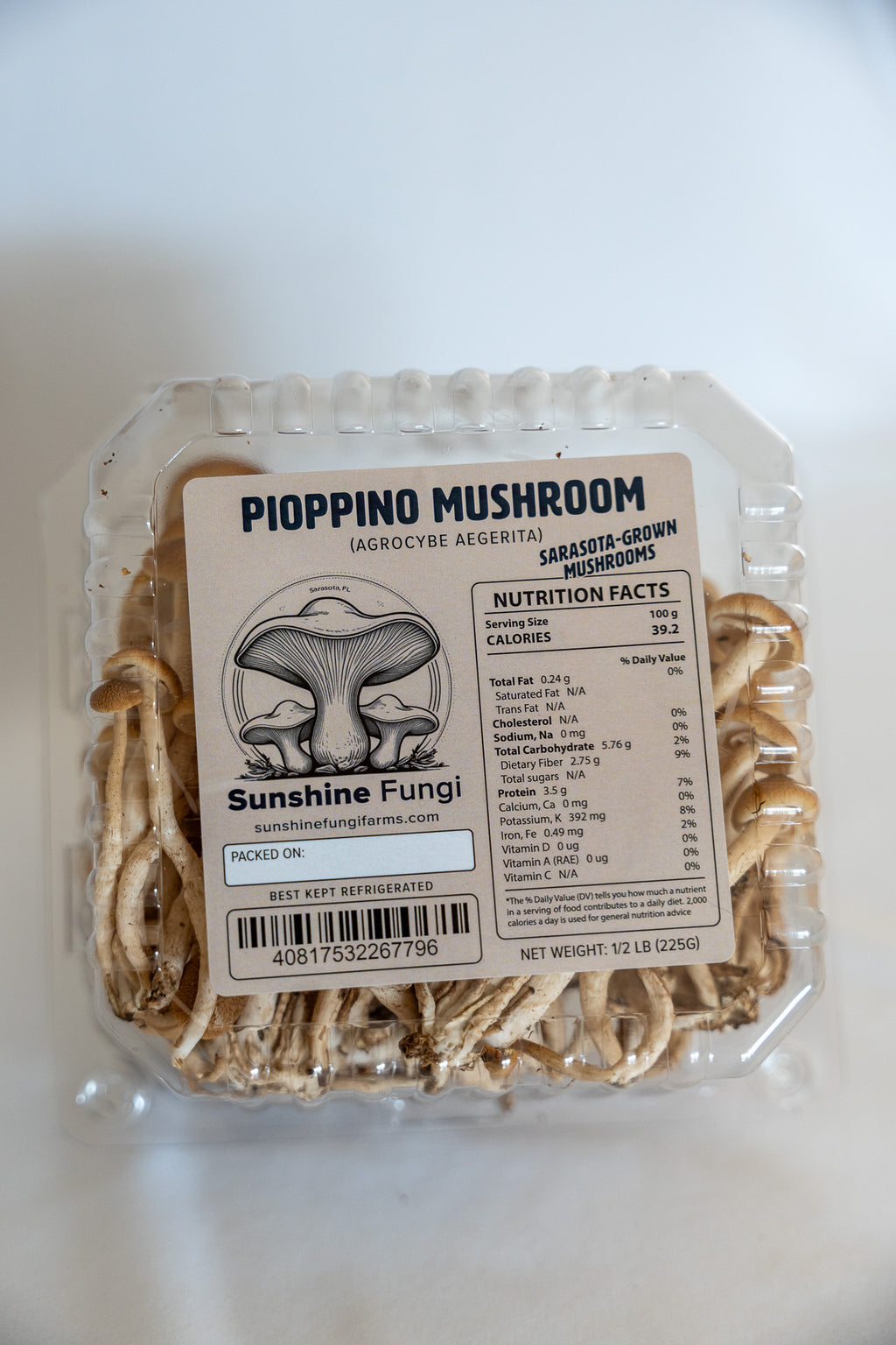 Fresh Piopinno Mushrooms